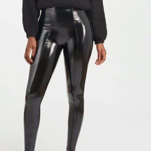 SPANX Faux Patent Leather Leggings